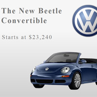 Volkswagon Beetle Flash Ad