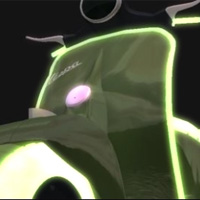 Glow in the Dark Vespa Ad